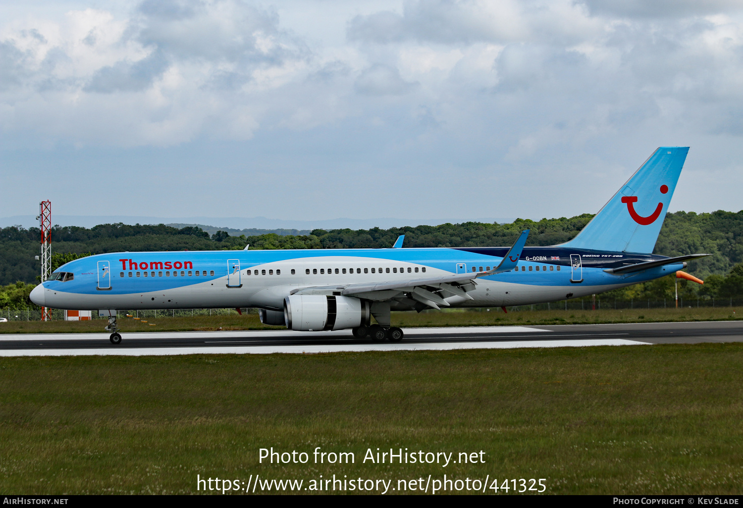 Aircraft Photo of G-OOBN | Boeing 757-2G5 | Thomson Airways | AirHistory.net #441325