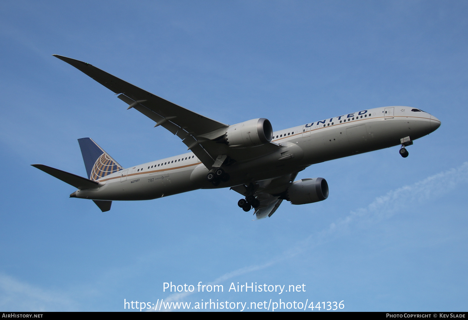 Aircraft Photo of N27957 | Boeing 787-9 Dreamliner | United Airlines | AirHistory.net #441336