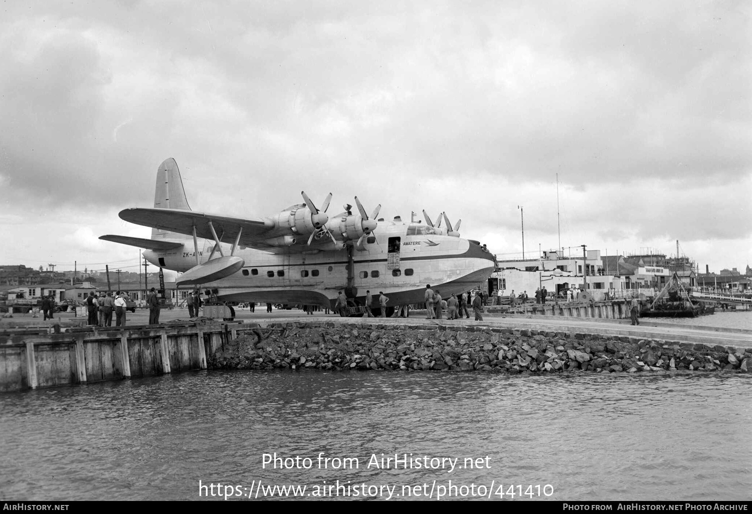 Aircraft Photo of ZK-AMN | Short S-45 Solent 4 | TEAL - Tasman Empire Airways | AirHistory.net #441410