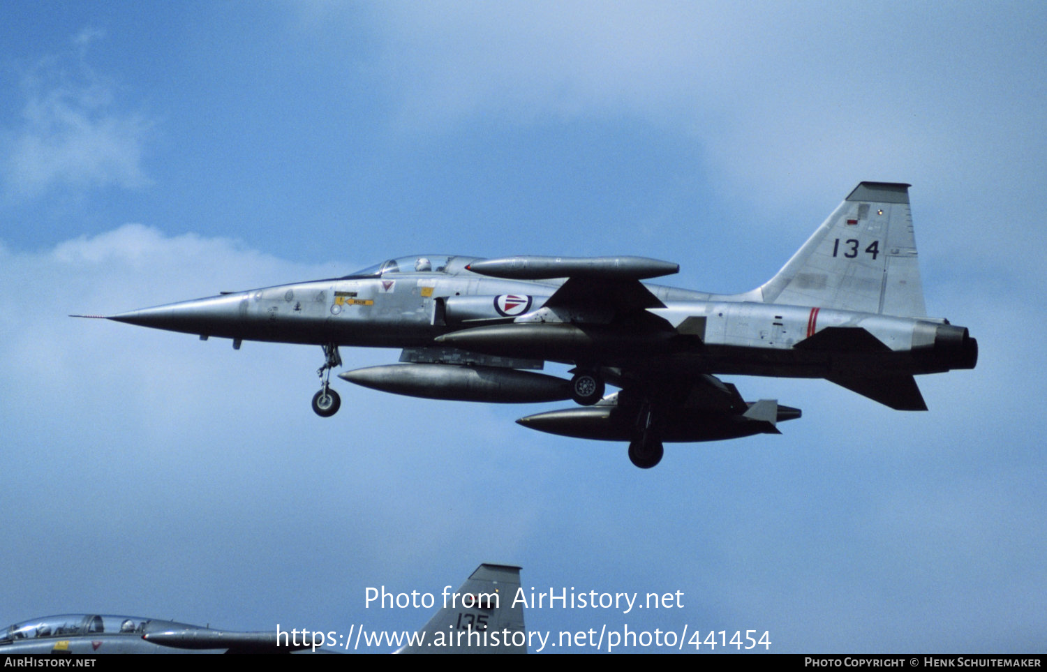 Aircraft Photo of 134 | Northrop F-5A(G) Freedom Fighter | Norway - Air Force | AirHistory.net #441454