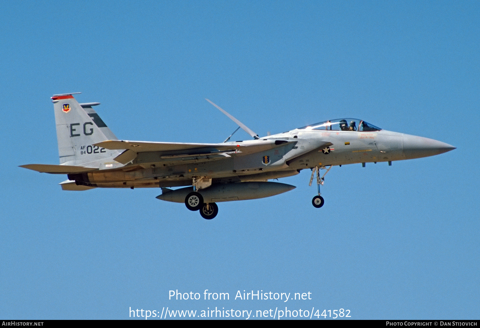 Aircraft Photo of 84-0022 / AF84-022 | McDonnell Douglas F-15C Eagle | USA - Air Force | AirHistory.net #441582