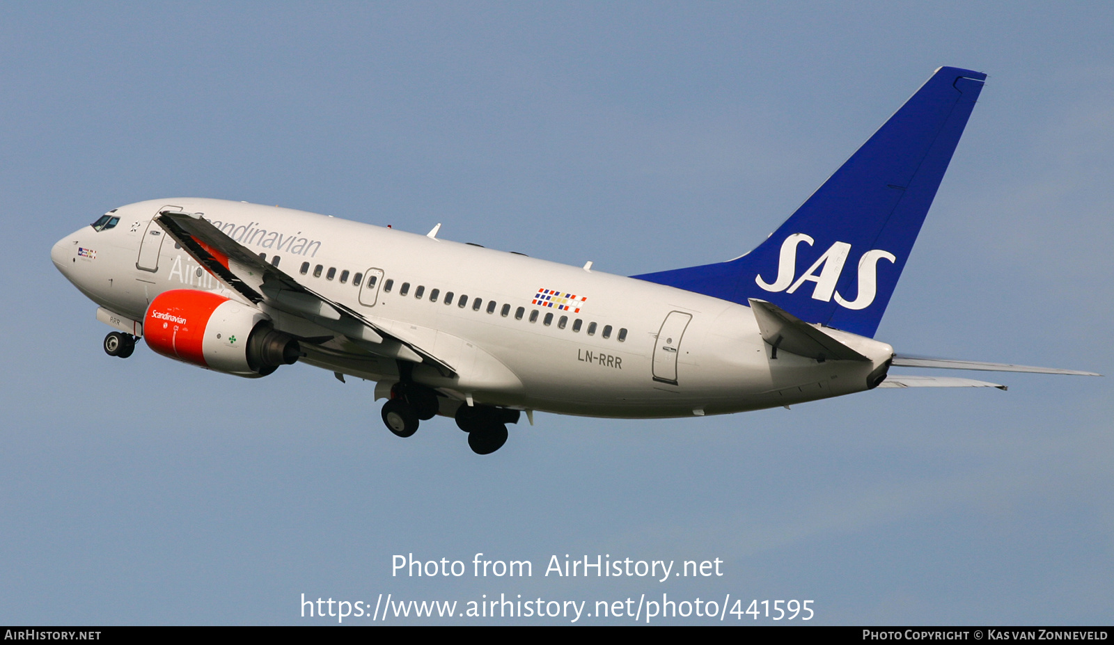 Aircraft Photo of LN-RRR | Boeing 737-683 | Scandinavian Airlines - SAS | AirHistory.net #441595