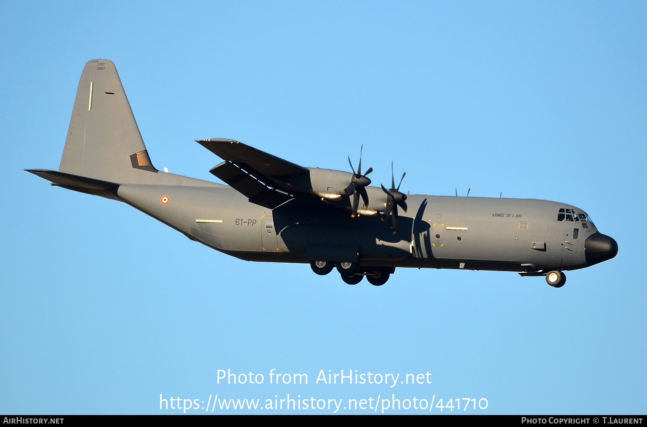 Aircraft Photo of 5847 | Lockheed Martin C-130J Hercules | France - Air Force | AirHistory.net #441710