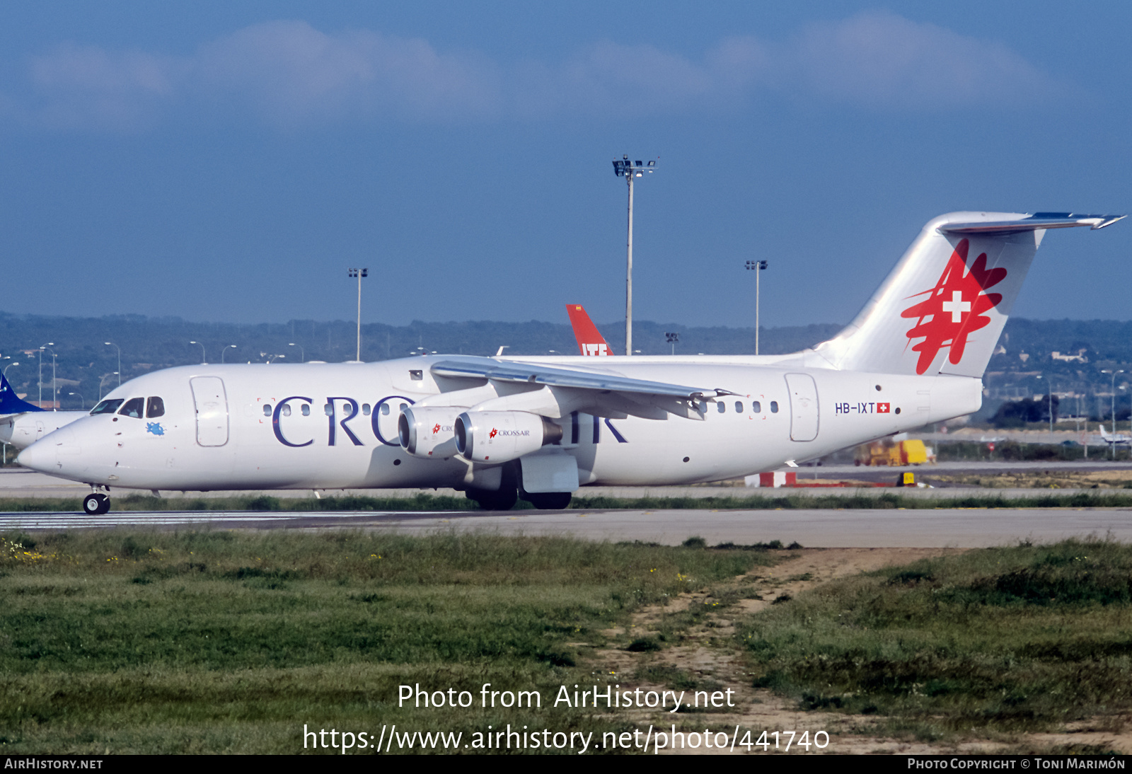 Aircraft Photo of HB-IXT | British Aerospace Avro 146-RJ100 | Crossair | AirHistory.net #441740