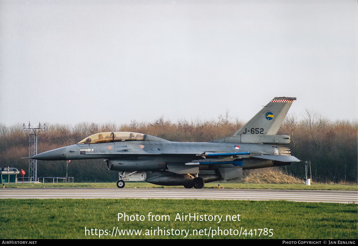 Aircraft Photo of J-652 | General Dynamics F-16B Fighting Falcon | Netherlands - Air Force | AirHistory.net #441785