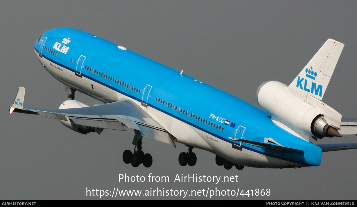 Aircraft Photo of PH-KCG | McDonnell Douglas MD-11 | KLM - Royal Dutch Airlines | AirHistory.net #441868