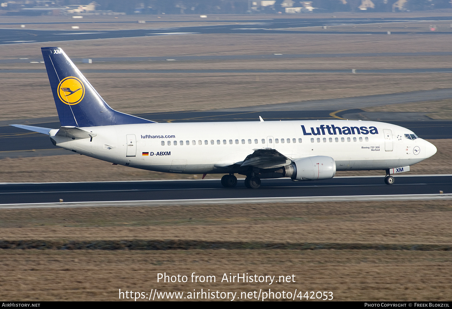 Aircraft Photo of D-ABXM | Boeing 737-330 | Lufthansa | AirHistory.net #442053