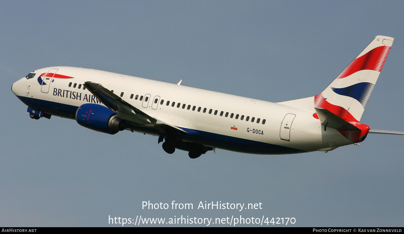 Aircraft Photo of G-DOCA | Boeing 737-436 | British Airways | AirHistory.net #442170