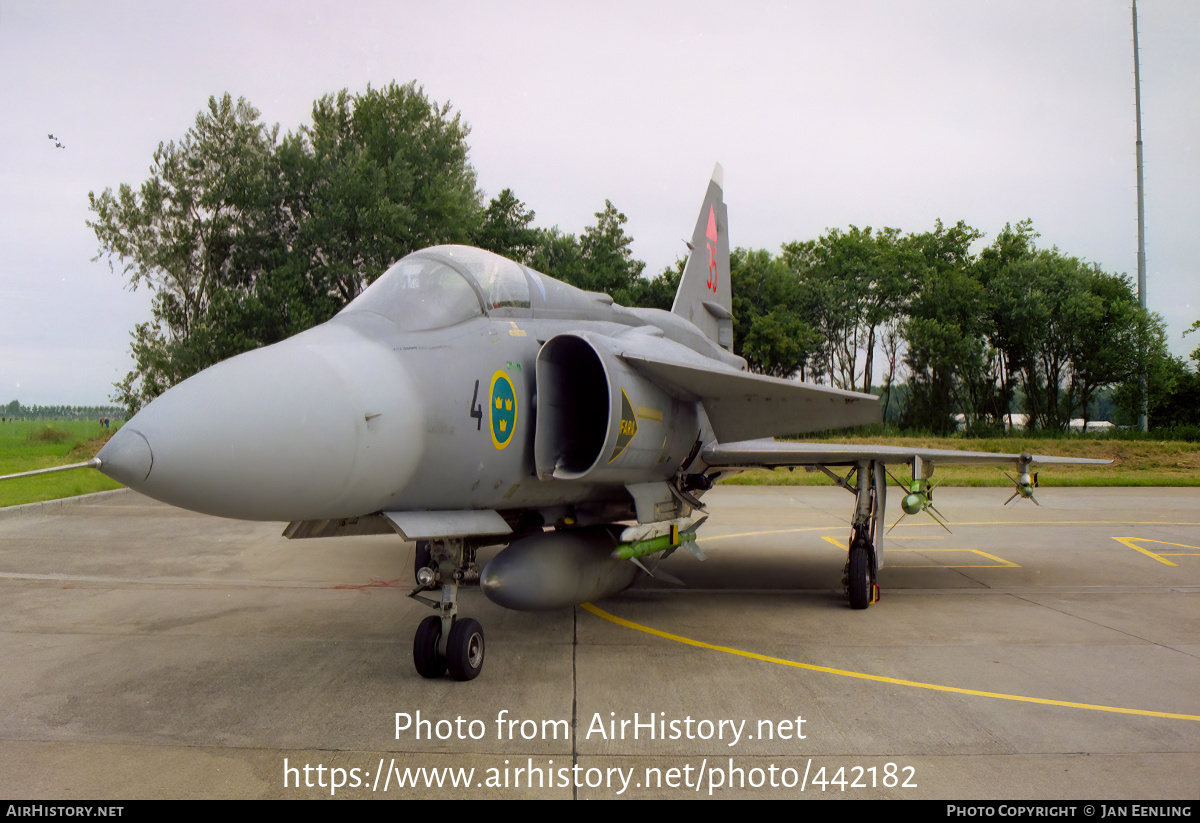 Aircraft Photo of 37435 | Saab JA37D Viggen | Sweden - Air Force | AirHistory.net #442182