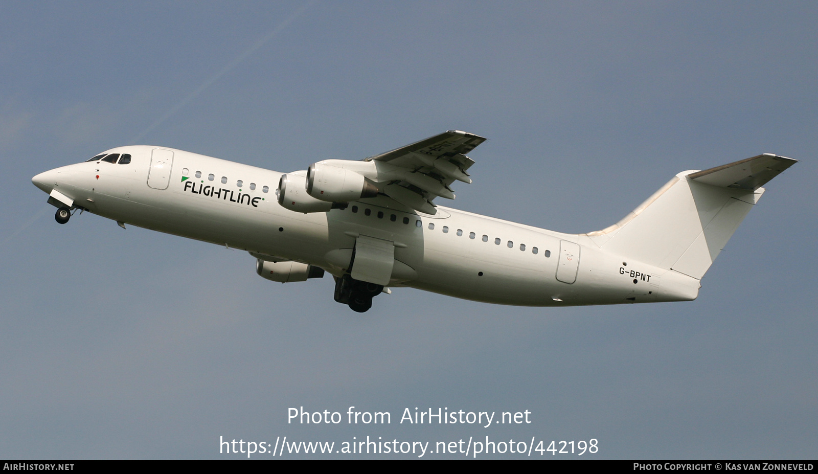 Aircraft Photo of G-BPNT | British Aerospace BAe-146-300 | Flightline | AirHistory.net #442198