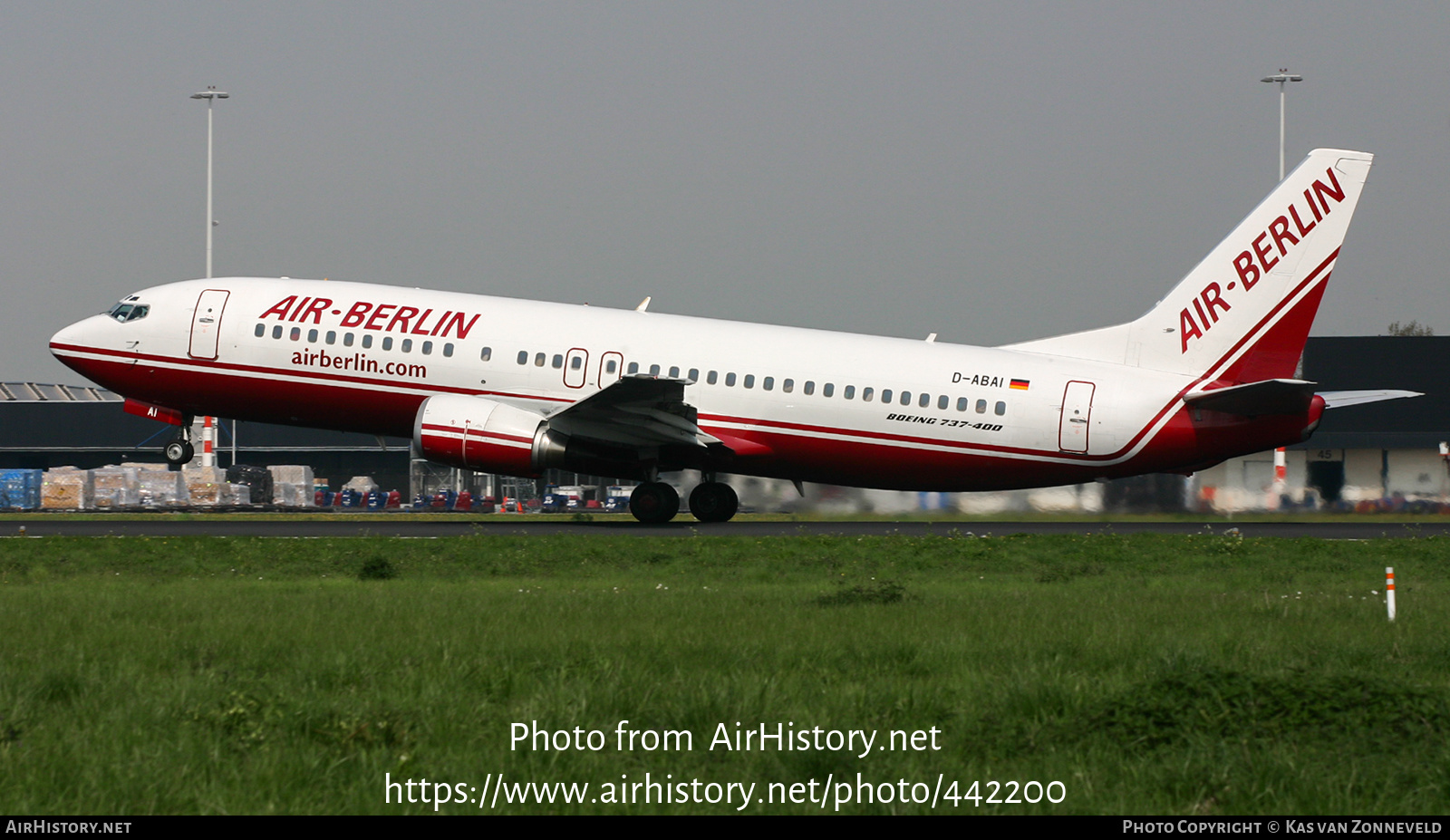 Aircraft Photo of D-ABAI | Boeing 737-46J | Air Berlin | AirHistory.net #442200