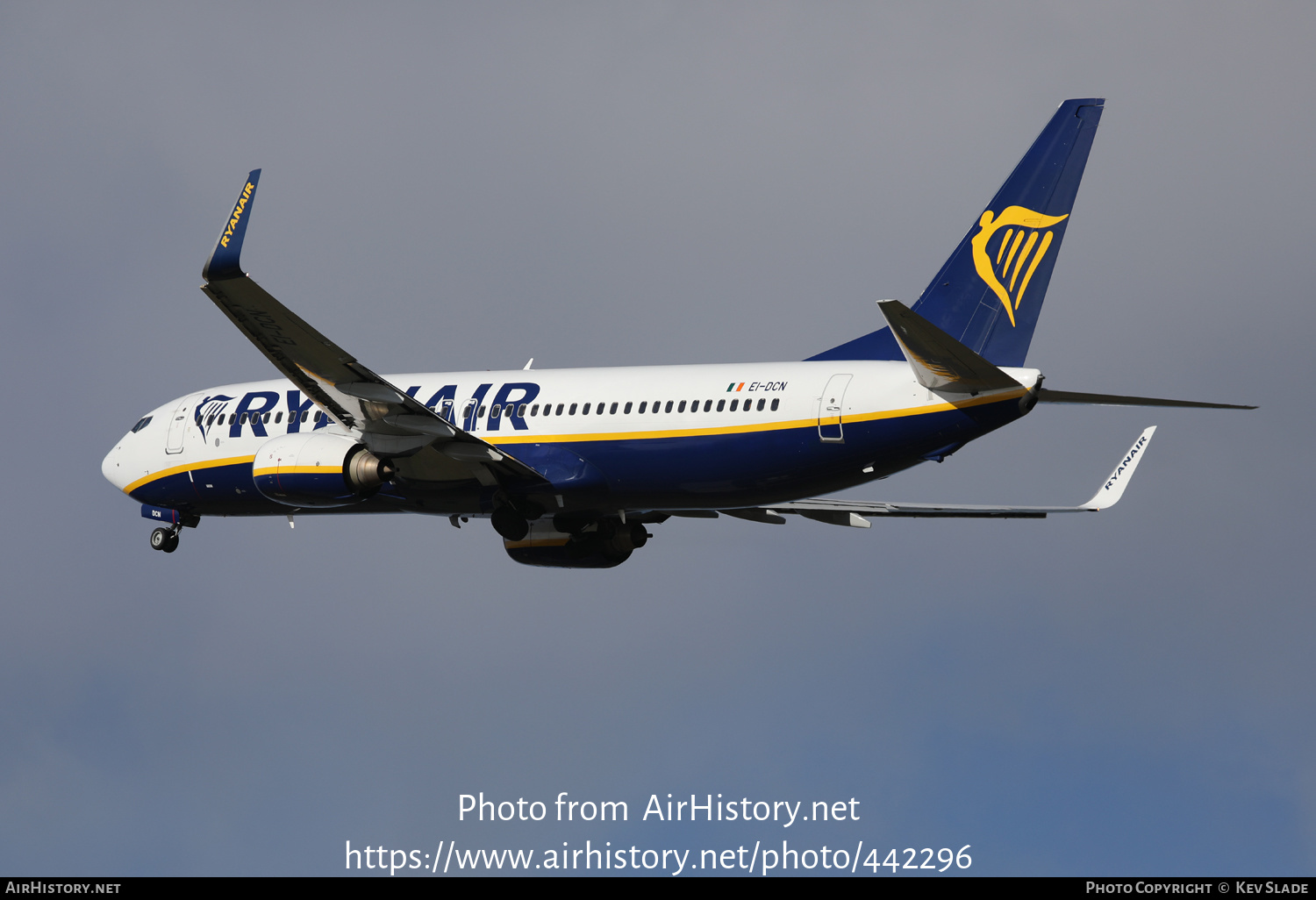 Aircraft Photo of EI-DCN | Boeing 737-8AS | Ryanair | AirHistory.net #442296