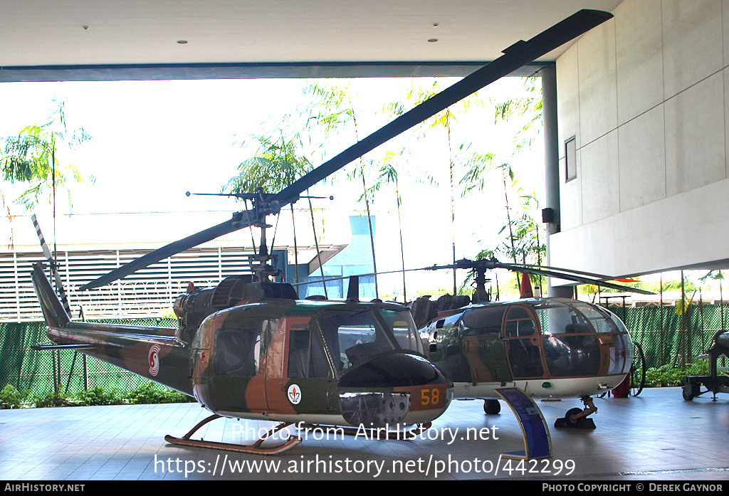 Aircraft Photo of 258 | Bell UH-1B Iroquois | Singapore - Air Force | AirHistory.net #442299