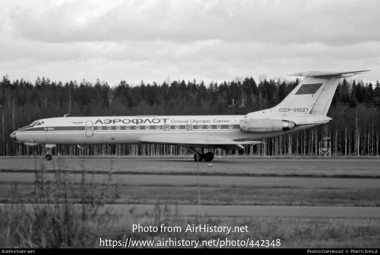 Aircraft Photo of CCCP-65027 | Tupolev Tu-134A | Aeroflot | AirHistory.net #442348