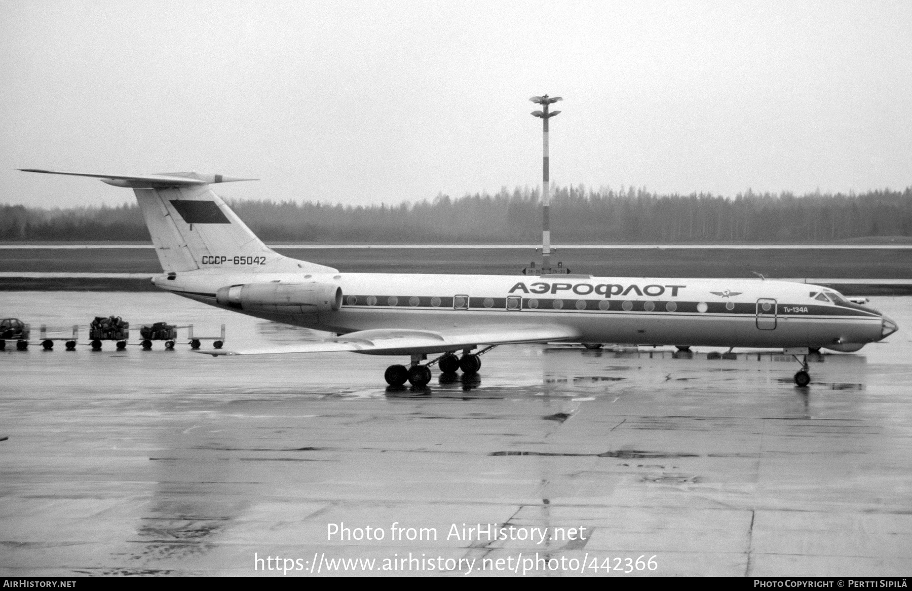 Aircraft Photo of CCCP-65042 | Tupolev Tu-134AK | Aeroflot | AirHistory.net #442366