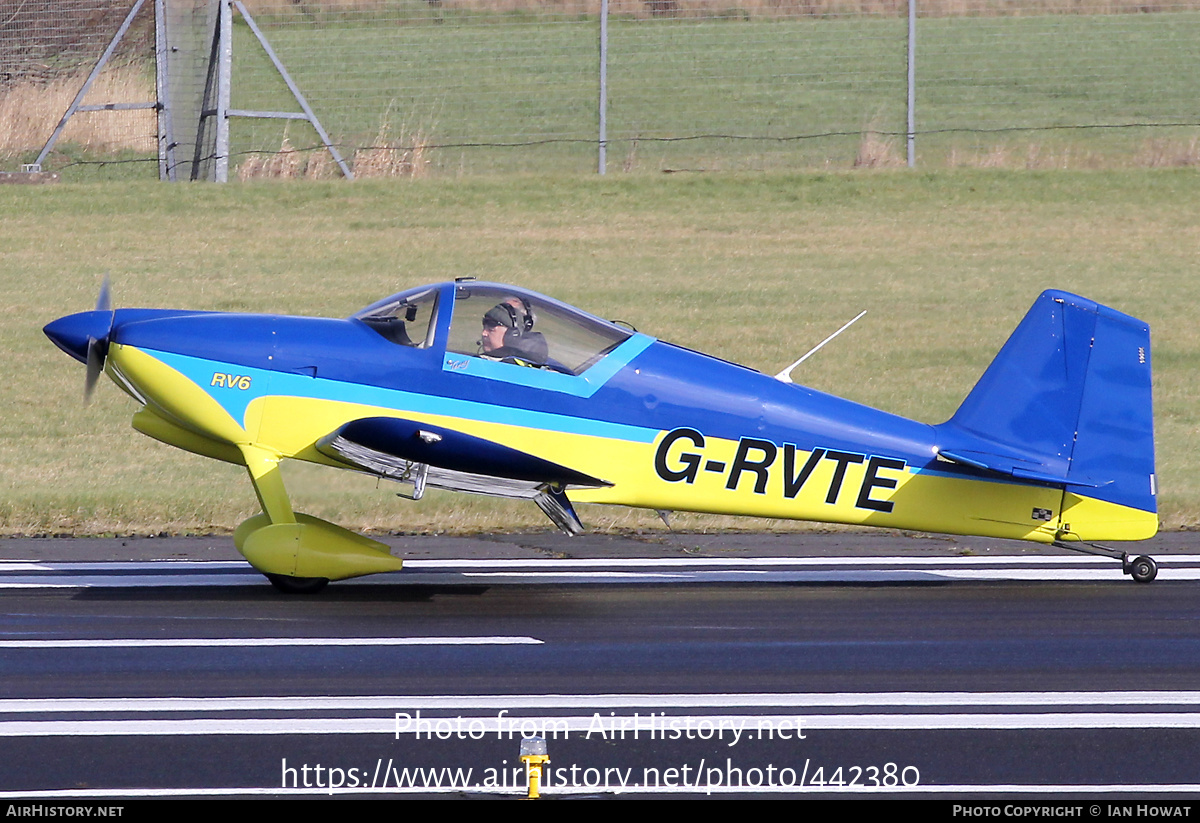 Aircraft Photo of G-RVTE | Van's RV-6 | AirHistory.net #442380