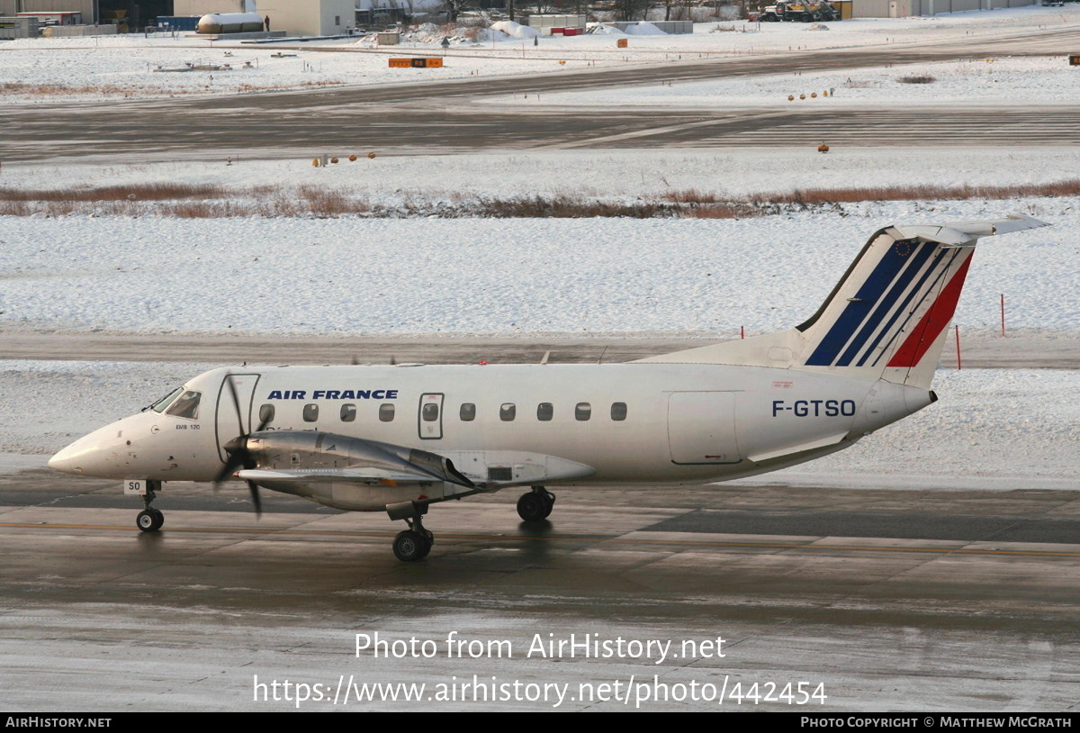 Aircraft Photo of F-GTSO | Embraer EMB-120ER Brasilia | Air France | AirHistory.net #442454