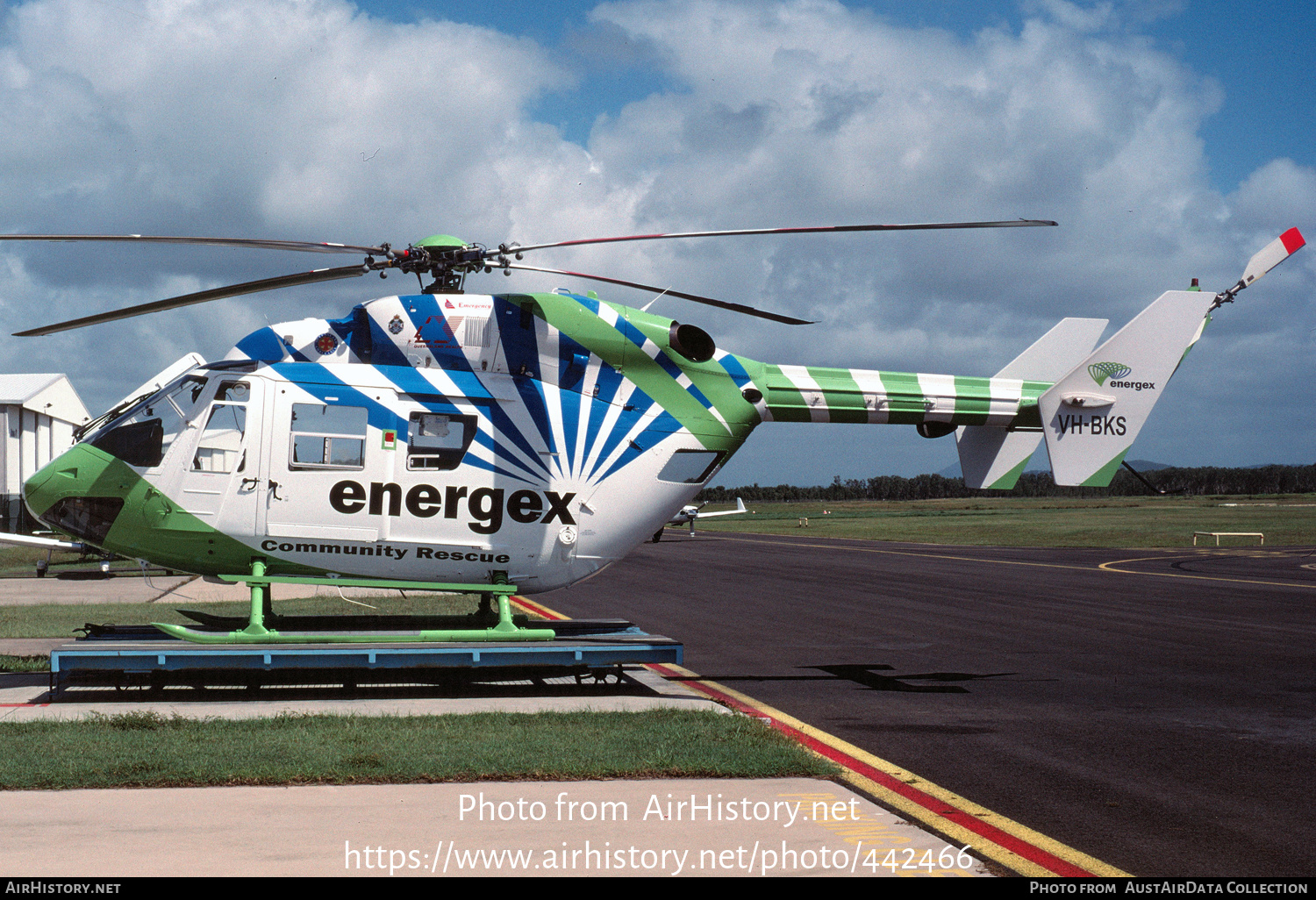 Aircraft Photo of VH-BKS | MBB-Kawasaki BK-117B-2 | Energex | AirHistory.net #442466