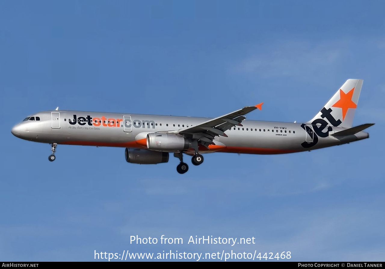 Aircraft Photo of VH-VWU | Airbus A321-231 | Jetstar Airways | AirHistory.net #442468