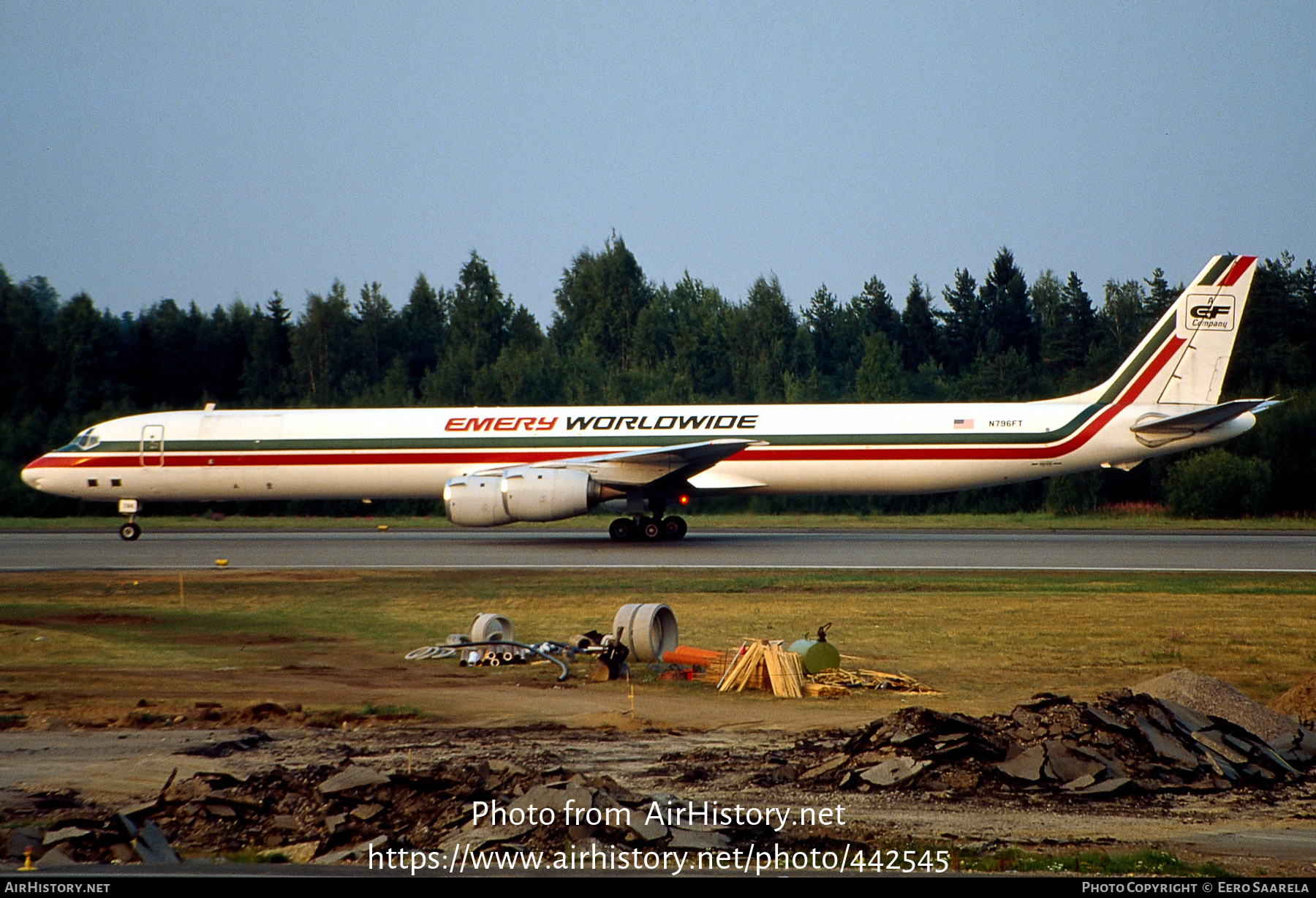 Aircraft Photo of N796FT | McDonnell Douglas DC-8-73(F) | Emery Worldwide | AirHistory.net #442545