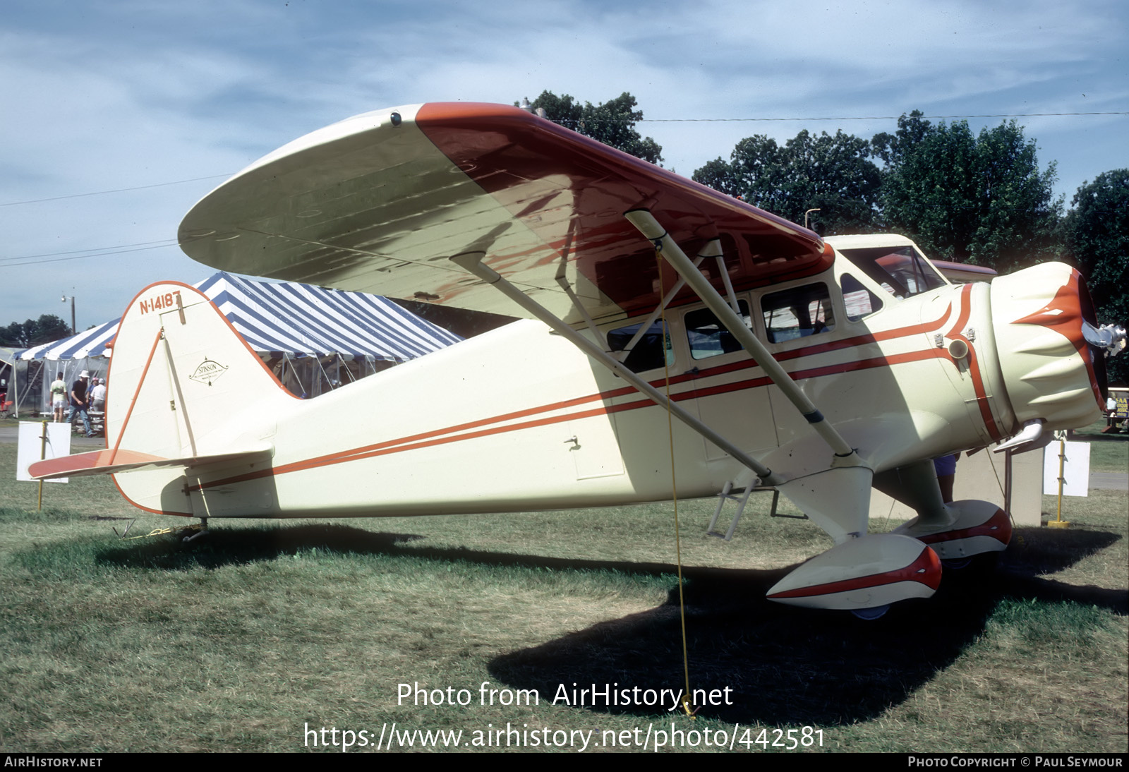 Aircraft Photo of N14187 | Stinson SR-5E Reliant | AirHistory.net #442581