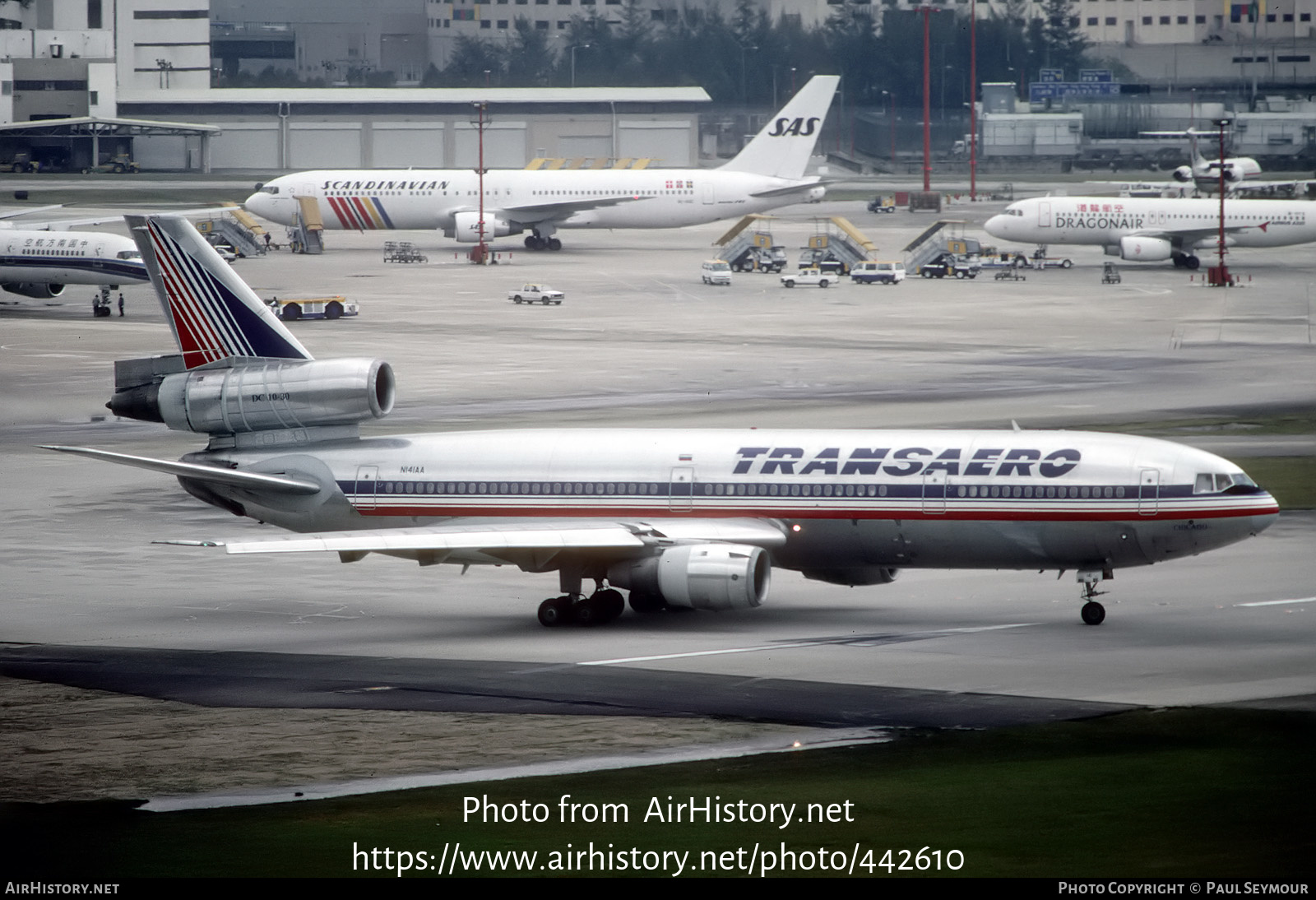 Aircraft Photo of N141AA | McDonnell Douglas DC-10-30 | Transaero Airlines | AirHistory.net #442610