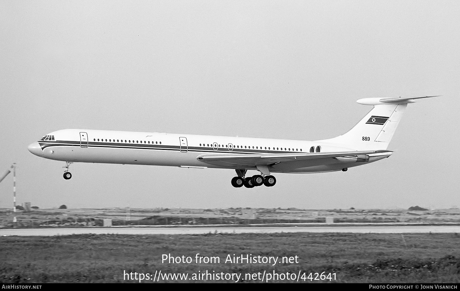 Aircraft Photo of 889 | Ilyushin Il-62M | CAAK - Civil Aviation Administration of Korea | AirHistory.net #442641