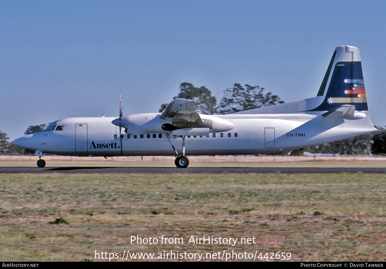 Aircraft Photo of VH-FNH | Fokker 50 | Ansett Airlines of Australia | AirHistory.net #442659