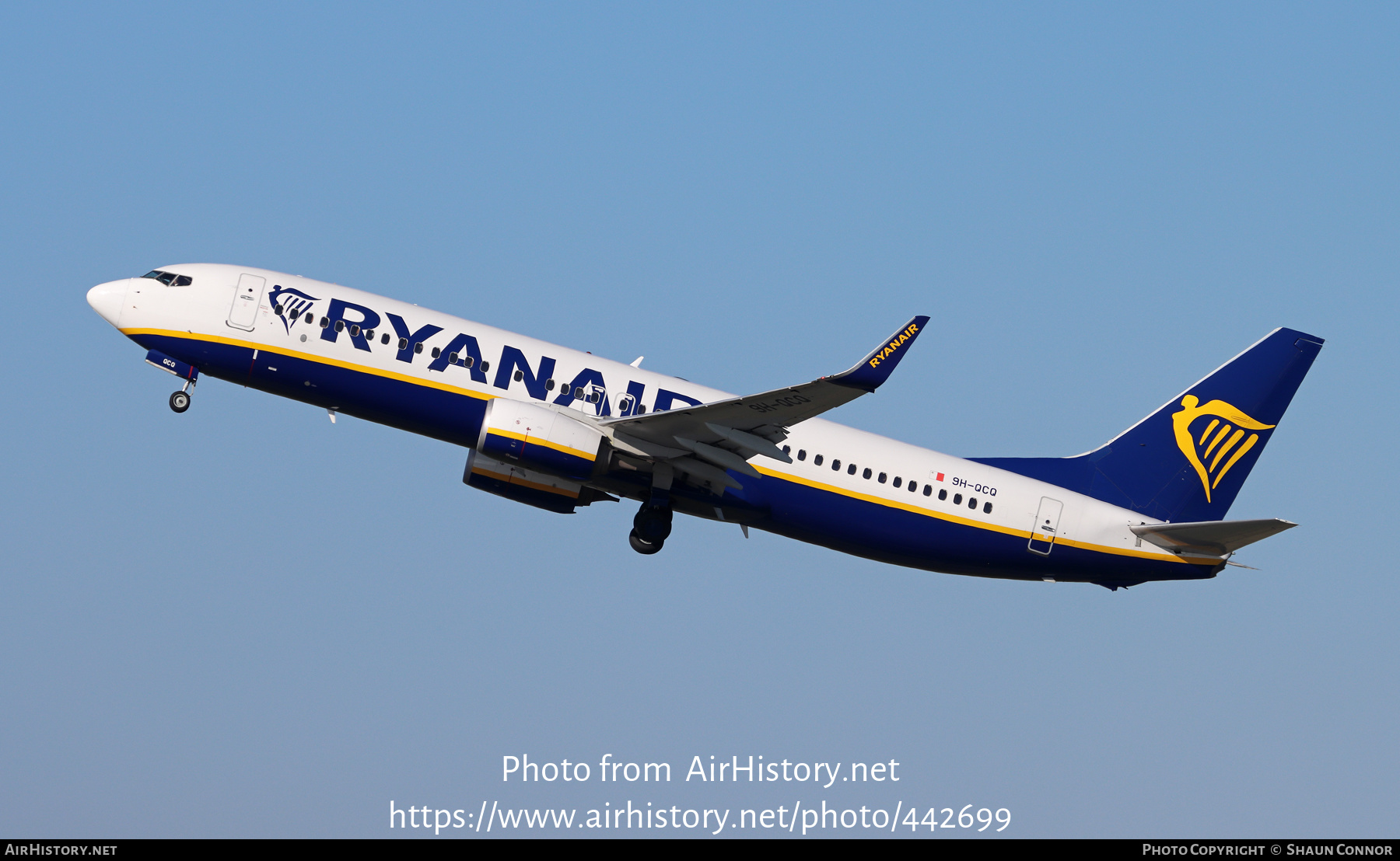 Aircraft Photo of 9H-QCQ | Boeing 737-8AS | Ryanair | AirHistory.net #442699