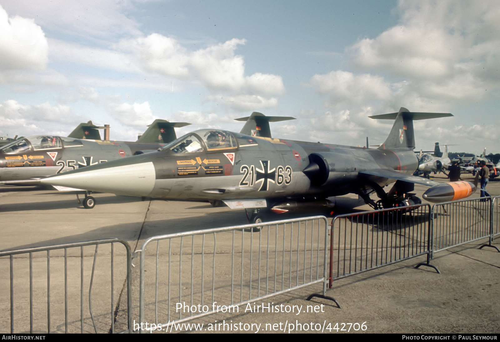 Aircraft Photo of 2163 | Lockheed F-104G Starfighter | Germany - Air Force | AirHistory.net #442706