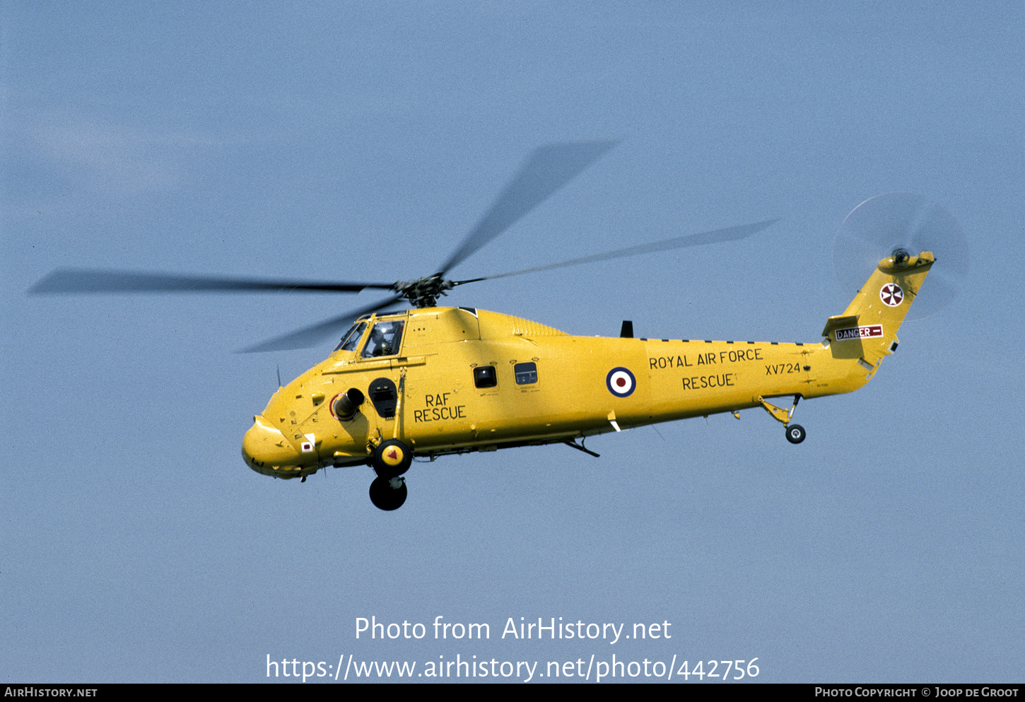 Aircraft Photo of XV724 | Westland WS-58 Wessex HC.2 | UK - Air Force | AirHistory.net #442756