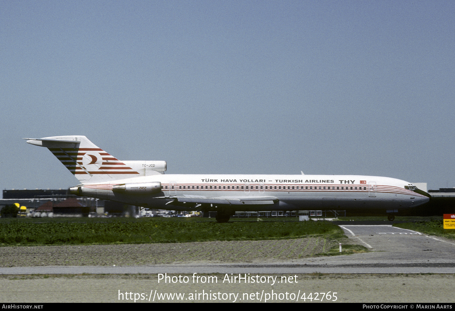 Aircraft Photo of TC-JCD | Boeing 727-2F2/Adv | THY Türk Hava Yolları - Turkish Airlines | AirHistory.net #442765