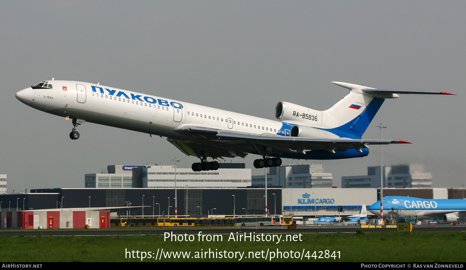 Aircraft Photo of RA-85836 | Tupolev Tu-154M | Pulkovo Airlines | AirHistory.net #442841