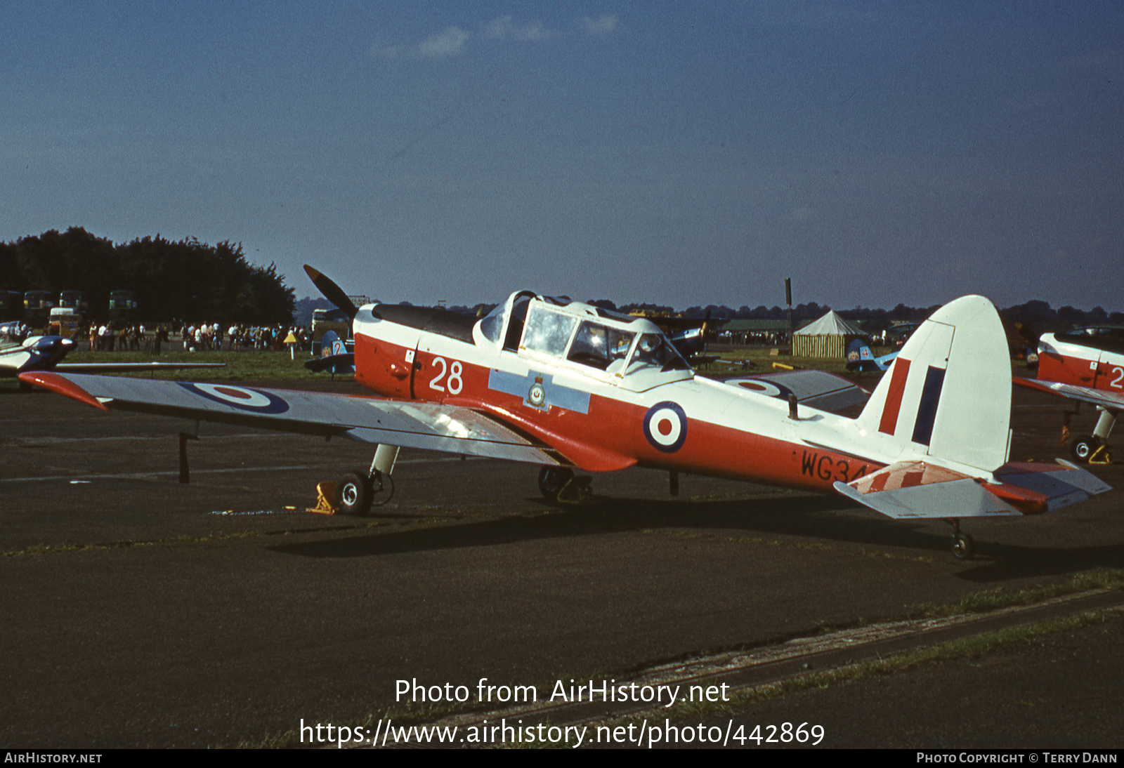 Aircraft Photo of WG348 | De Havilland DHC-1 Chipmunk T10 | UK - Air Force | AirHistory.net #442869