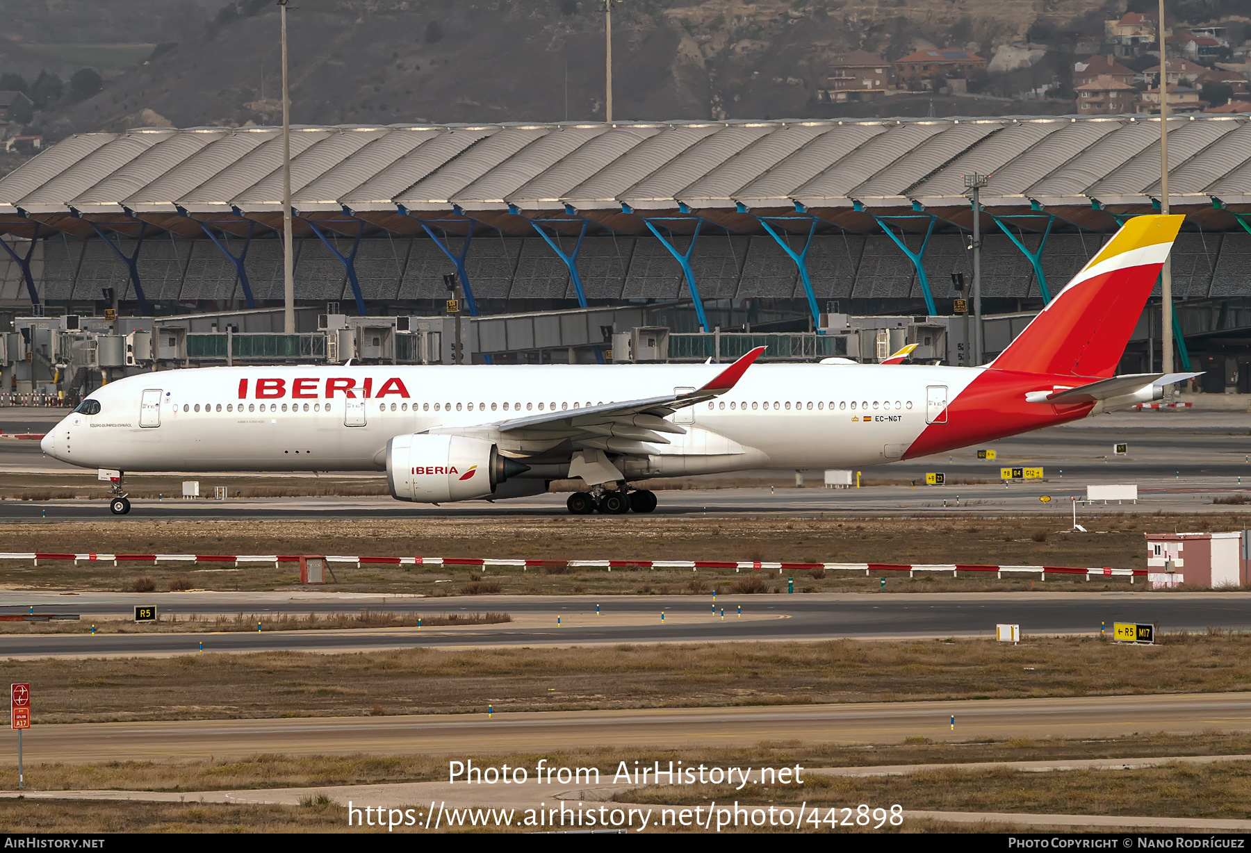 Aircraft Photo of EC-NGT | Airbus A350-941 | Iberia | AirHistory.net #442898