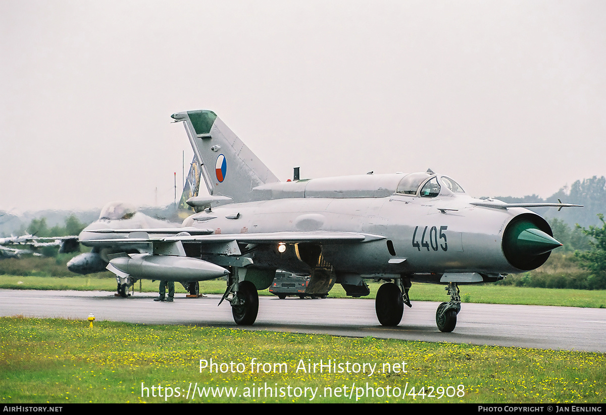 Aircraft Photo of 4405 | Mikoyan-Gurevich MiG-21MFN | Czechia - Air Force | AirHistory.net #442908