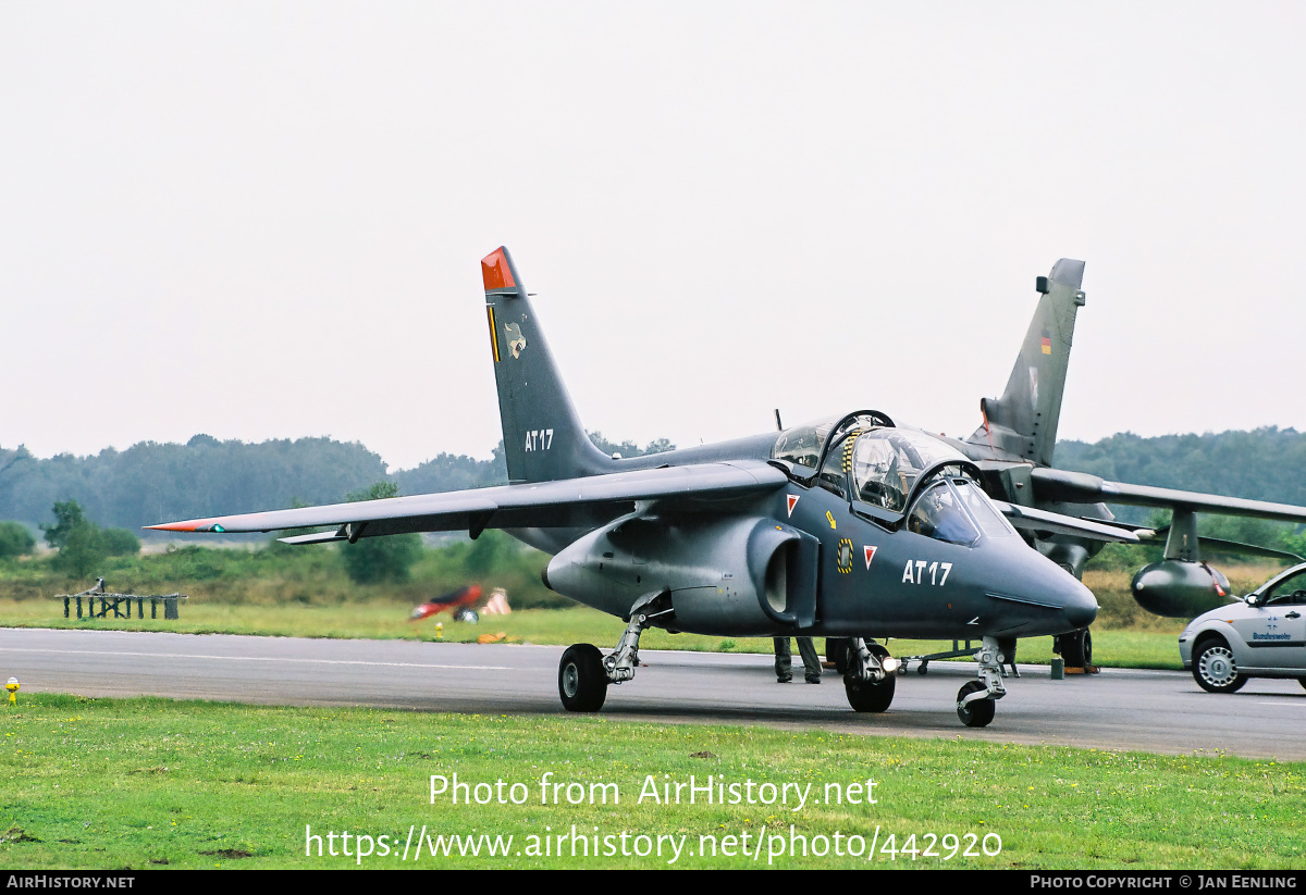 Aircraft Photo of AT17 | Dassault-Dornier Alpha Jet 1B | Belgium - Air Force | AirHistory.net #442920