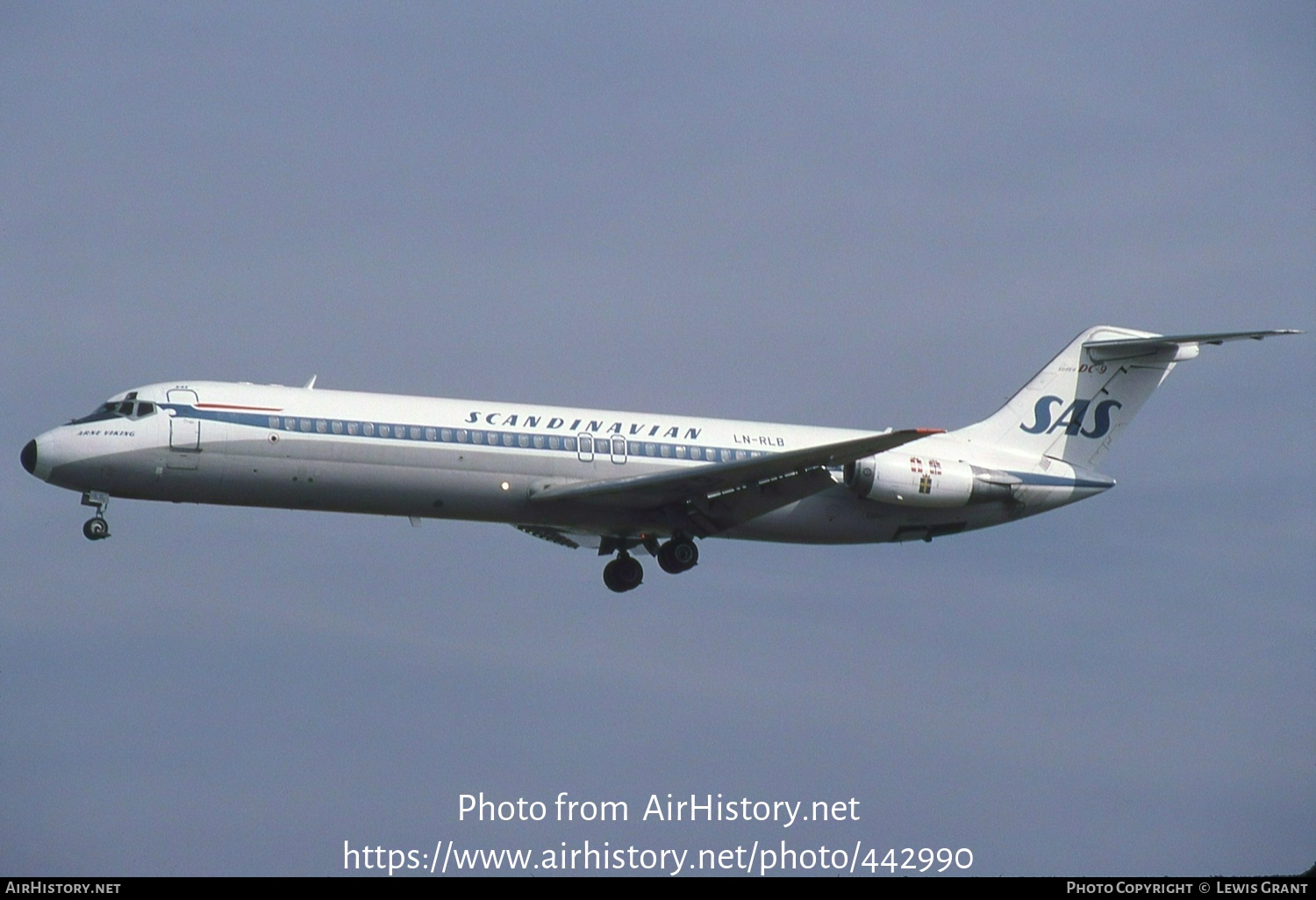 Aircraft Photo of LN-RLB | McDonnell Douglas DC-9-41 | Scandinavian Airlines - SAS | AirHistory.net #442990