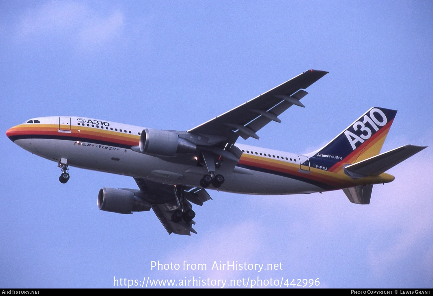 Aircraft Photo of F-WZLI | Airbus A310-203 | Airbus Industrie | AirHistory.net #442996