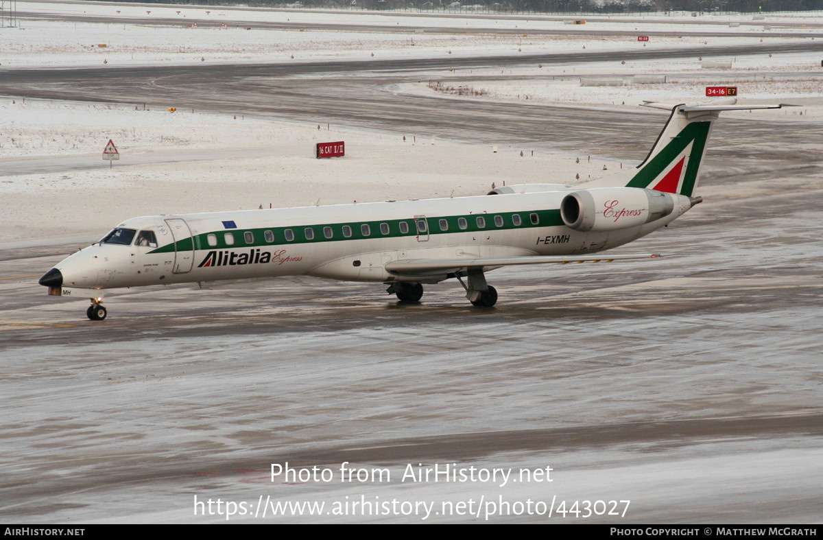 Aircraft Photo of I-EXMH | Embraer ERJ-145LR (EMB-145LR) | Alitalia Express | AirHistory.net #443027