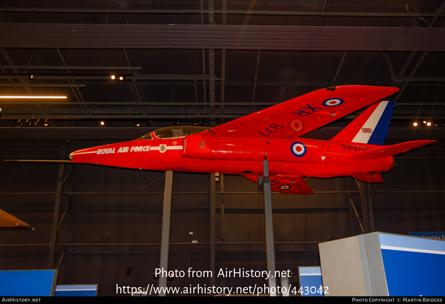 Aircraft Photo of XR977 | Hawker Siddeley Gnat T.1 | UK - Air Force | AirHistory.net #443042