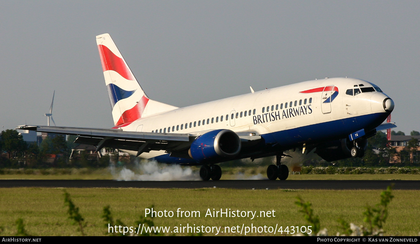 Aircraft Photo of G-LGTG | Boeing 737-3Q8 | British Airways | AirHistory.net #443105