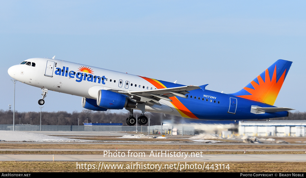 Aircraft Photo of N272NV | Airbus A320-214 | Allegiant Air | AirHistory.net #443114