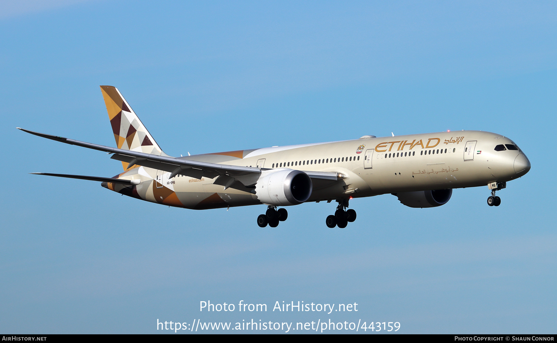 Aircraft Photo of A6-BMB | Boeing 787-10 Dreamliner | Etihad Airways | AirHistory.net #443159