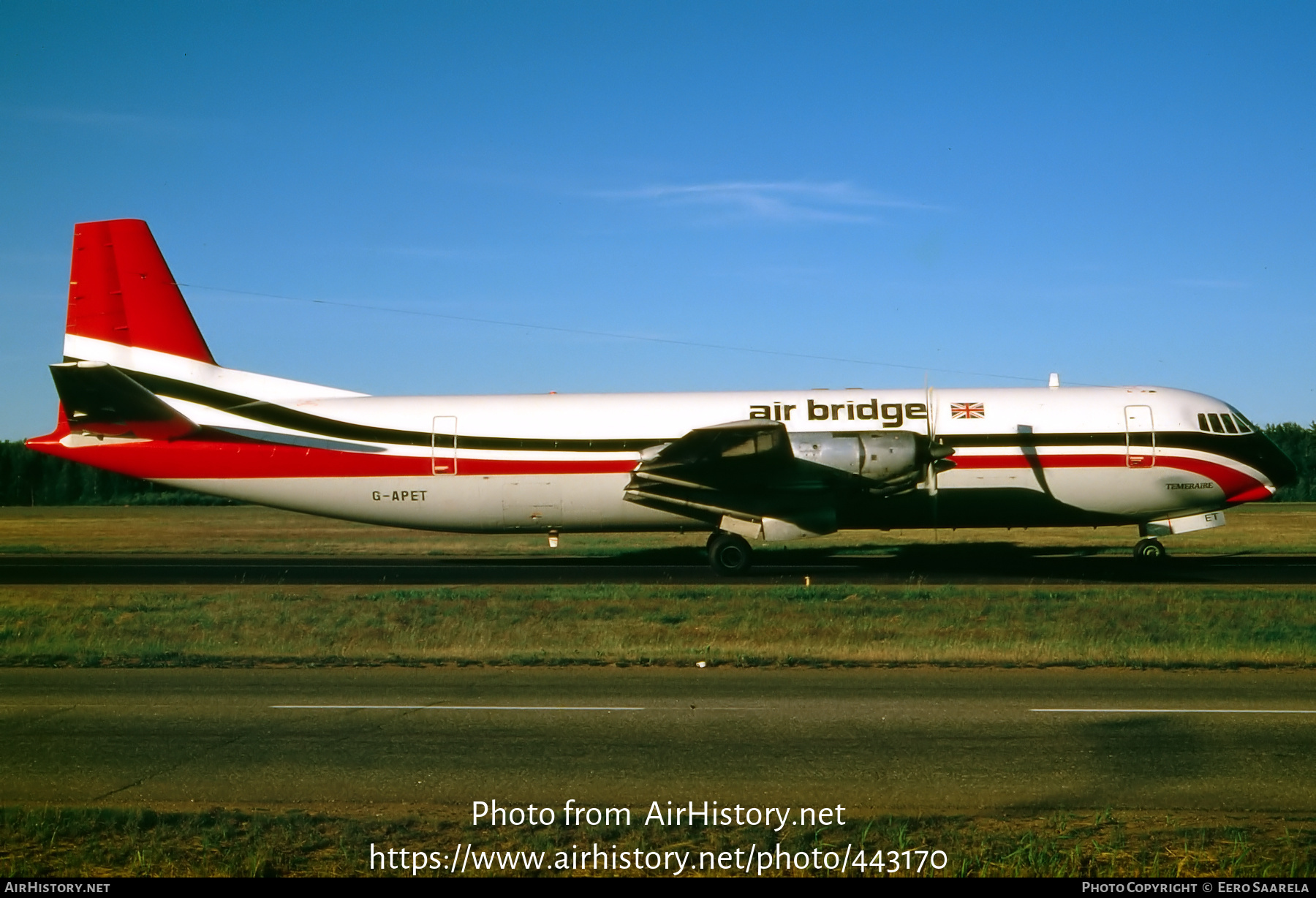 Aircraft Photo of G-APET | Vickers 953C Merchantman | Air Bridge | AirHistory.net #443170