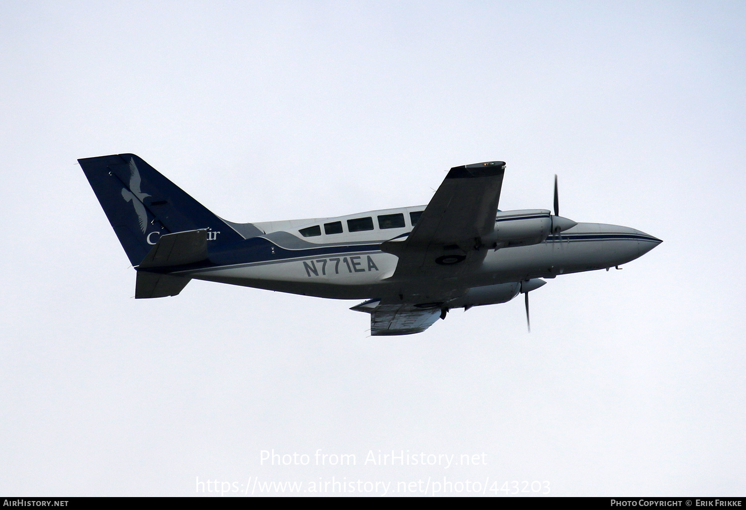 Aircraft Photo of N771EA | Cessna 402C Utililiner | Cape Air | AirHistory.net #443203