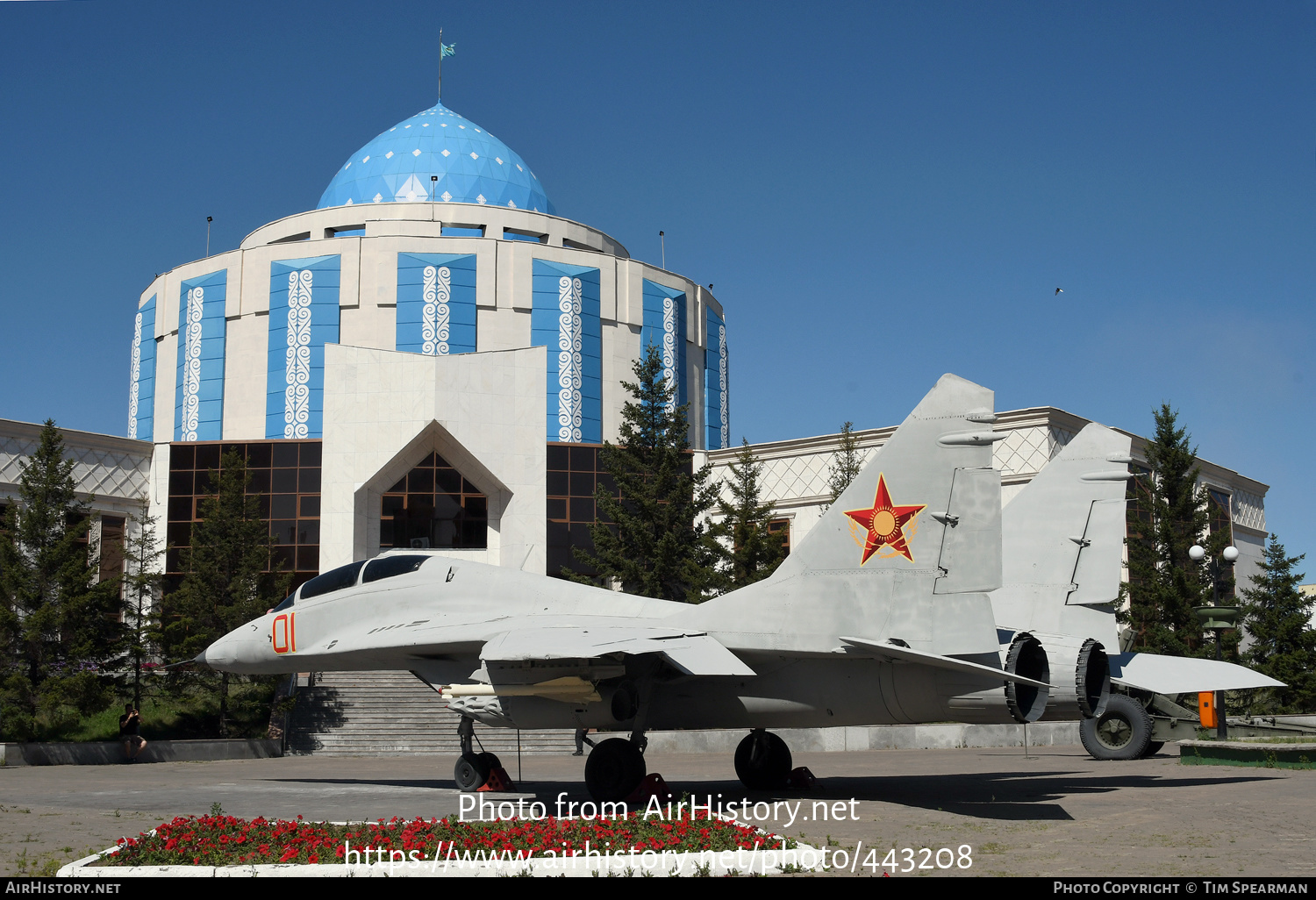 Aircraft Photo of 01 red | Mikoyan-Gurevich MiG-29UB | Kazakhstan - Air Force | AirHistory.net #443208