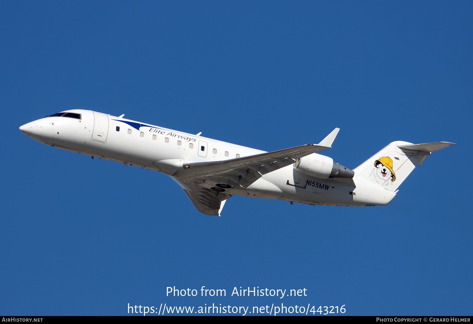 Aircraft Photo of N155MW | Canadair CRJ-200LR (CL-600-2B19) | Elite Airways | AirHistory.net #443216