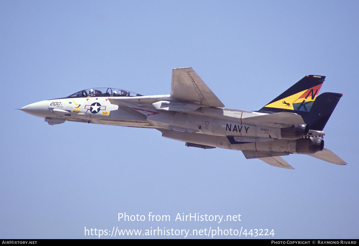 Aircraft Photo of 161603 | Grumman F-14A Tomcat | USA - Navy | AirHistory.net #443224