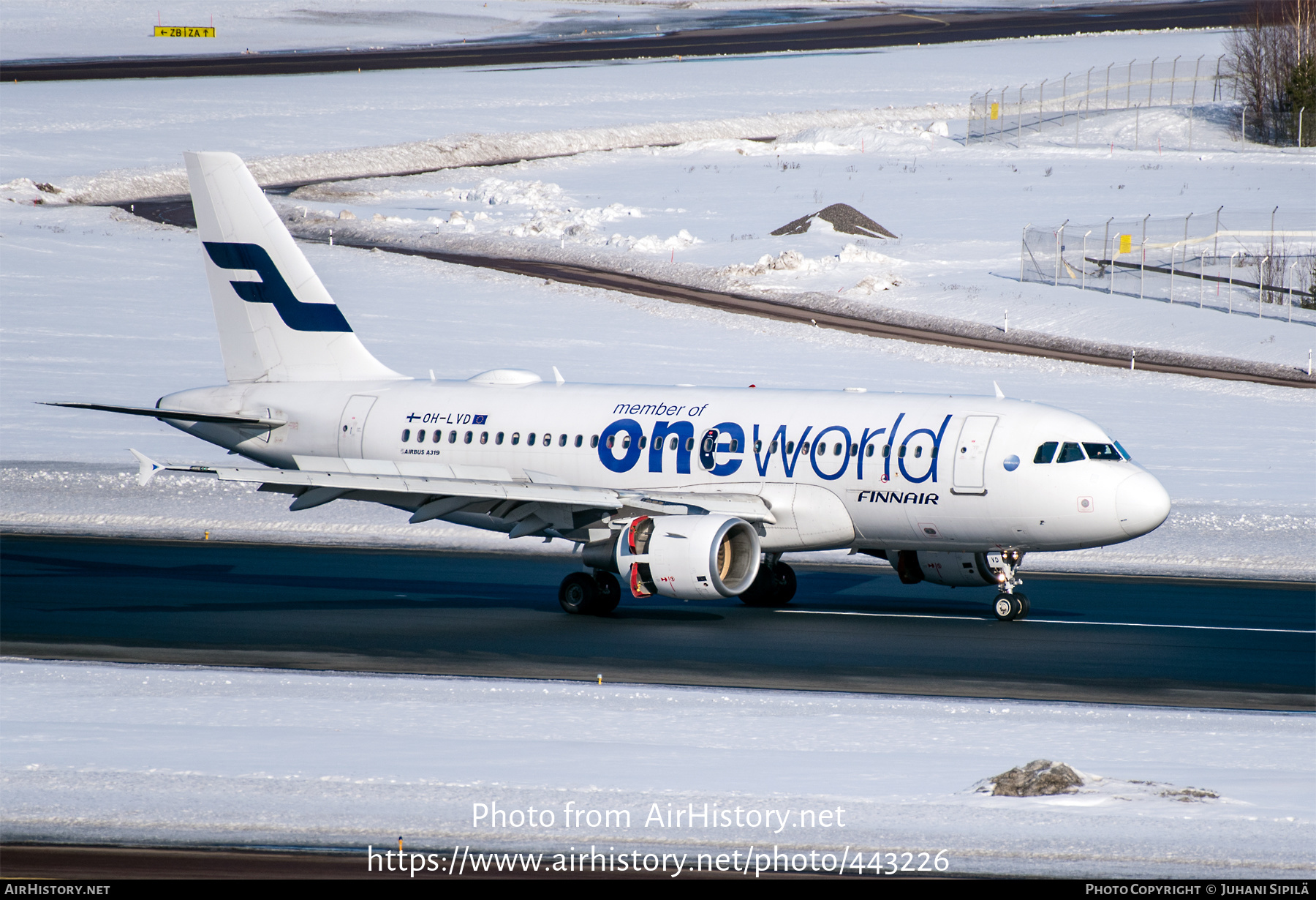 Aircraft Photo of OH-LVD | Airbus A319-112 | Finnair | AirHistory.net #443226